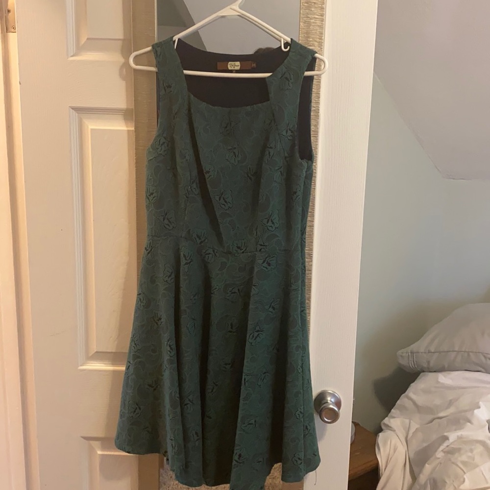 Anthropology dress, 10 Fully lined, faux lace